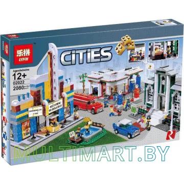 Конструктор Lepin 02022 План города (2080 деталей)